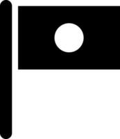 isolé drapeau icône ou symbole. vecteur