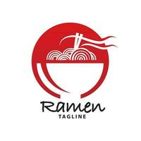 ramen bol logo vecteur