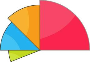 coloré infographie élément pour entreprise. vecteur