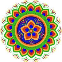 illustration de coloré floral mandala conception. vecteur