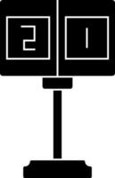 tableau de bord icône ou symbole dans plat style. vecteur