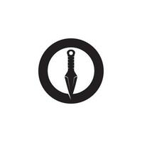 traverser épées, sabre et lame logo icône plat Facile vecteur symbole et prime icône