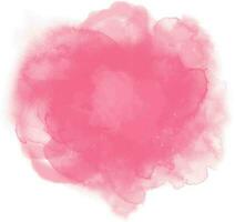 abstrait rosé rose aquarelle tache texture Contexte vecteur