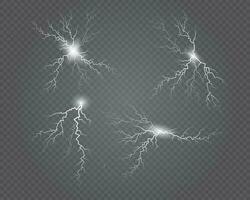 électrique et foudre, vecteur illustration