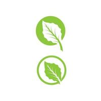 logo d'arbre de feuille et de nature pour la conception d'écologie de plante verte de vecteur d'affaires