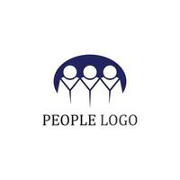 logo de personnes, équipe, succès, travail de personnes, groupe et communauté, vecteur de logo d'entreprise et d'entreprise et soins de conception, icône de la famille logo de réussite