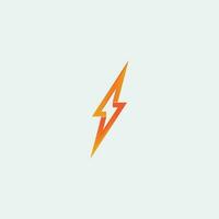 logo et symboles icône flash vecteur électrique éclair