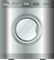 gris la lessive machine dans 3d style. vecteur