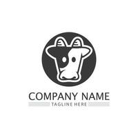 taureau buffle tête vache animal mascotte logo design vecteur pour sport corne buffle animal mammifères tête logo sauvage matador