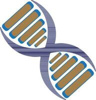 illustration de une ADN dans plat style. vecteur
