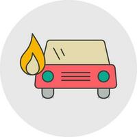 vecteur illustration de Feu auto.