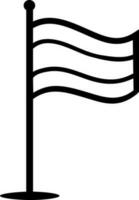 plat style illustration de drapeau icône. vecteur