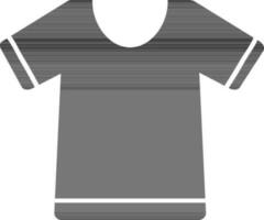plat illustration de une t chemise. vecteur