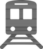 plat illustration de une train. vecteur