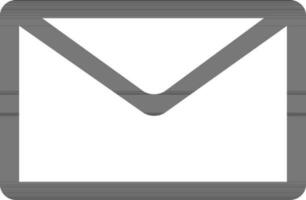 vecteur courrier icône ou symbole dans plat style.