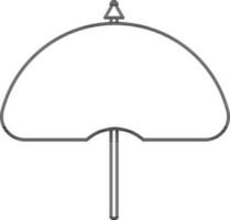 illustration de un parapluie. vecteur