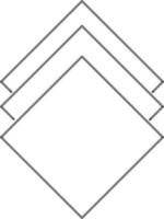 vecteur couches signe ou symbole dans plat style.
