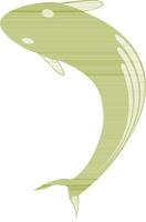 illustration de poisson dans Poissons de zodiaque panneaux. vecteur