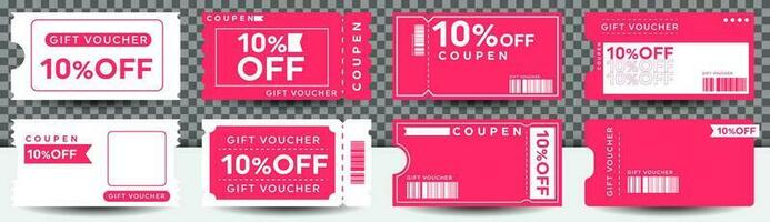 vecteur conception coupon mode billet carte modèle élément pour graphique conception. illustration de graphique vecteur éléments