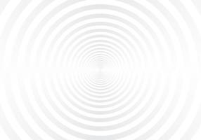 fond abstrait de tunnel de cercles radiaux blancs et gris. vous pouvez utiliser pour la brochure de modèle, l'affiche, le dépliant, la bannière Web, le dépliant, la présentation. vecteur