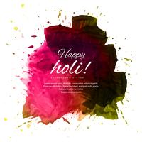 Happy Holi coloré fond magnifique festival vecteur