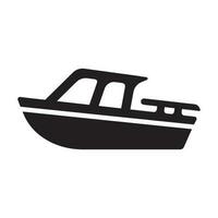 vecteur d & # 39; icône de bateau