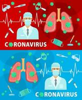 coronavirus épidémie maladie, viral infection vecteur