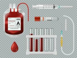 du sang essai, transfusion équipement vecteur