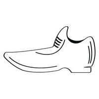 des chaussures logo vecteur illustration