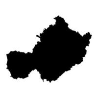 comté westmeath carte, administratif comtés de Irlande. vecteur illustration.