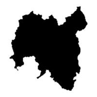 Tolna comté carte, administratif district de Hongrie. vecteur illustration.