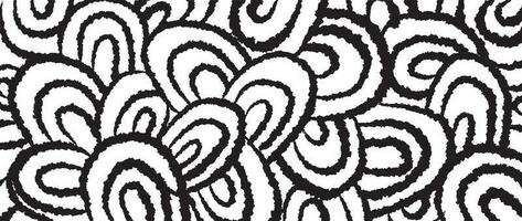 abstrait ligne art Contexte vecteur. minimaliste crayon main tiré contour griffonnage griffonner courbe lignes style Contexte. conception illustration pour tissu, imprimer, couverture, bannière, décoration, fond d'écran. vecteur