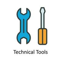 technique outils vecteur remplir contour icône conception illustration. utilisateur interface symbole sur blanc Contexte eps dix fichier