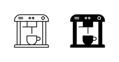 icône de vecteur de machine à café unique