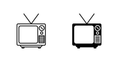 icône de vecteur de diffusion télévisée