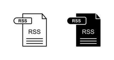 icône de vecteur rss