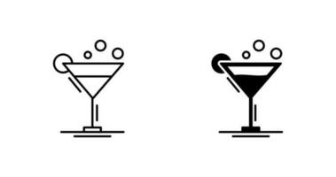 icône de vecteur de cocktail