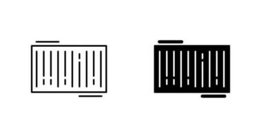 icône de vecteur de code à barres