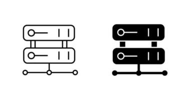 icône de vecteur de serveur