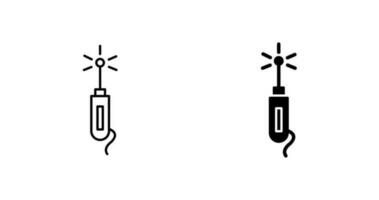 icône de vecteur de stylo laser