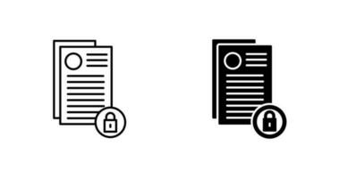 icône de vecteur de confidentialité