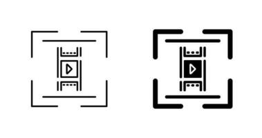 icône de vecteur vidéo