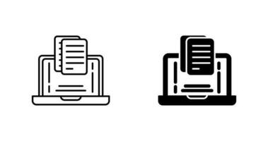 icône de vecteur de document