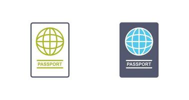 icône de vecteur de passeport