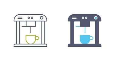 icône de vecteur de machine à café unique