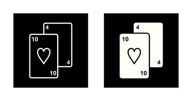 icône de vecteur de cartes à jouer