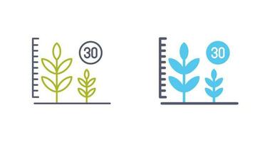 icône de vecteur de croissance