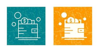 icône de vecteur de portefeuille