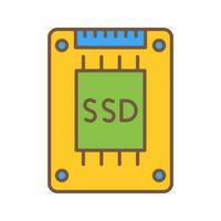 icône de vecteur ssd