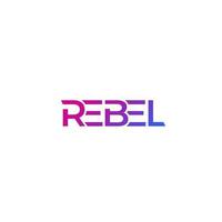 création de logo rebelle vecteur